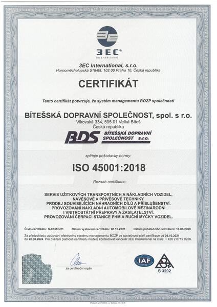BDS-45001-2018